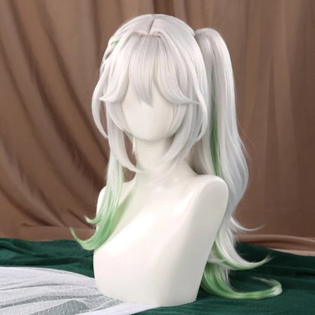 Nahida Cosplay Genshin Impact Nahida Minor Lord Kusanali Cosplay Kostume Pige Kjoler Paryk Kostume Tøj Halloween Fest Kostume XS