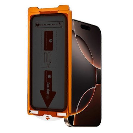 Kompatibel med iPhone 15 Pro Anti-Spy Skjermbeskytter Høyt Aluminium-Silisium Glassfilm med Støvfri Installasjon-lingling}