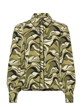 Yaswavy Ls Shirt S. Patterned YAS