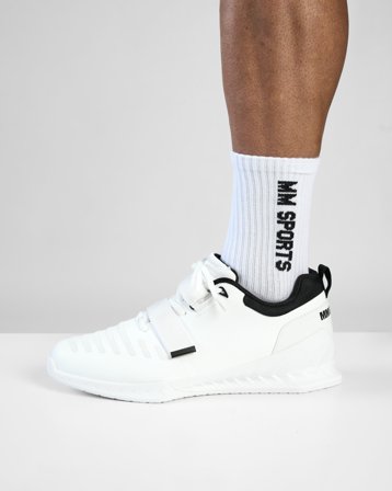 MM Sports Lifting Shoes, White - 39
