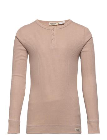 Tee Ls Langærmet T-shirt Beige MarMar Cph