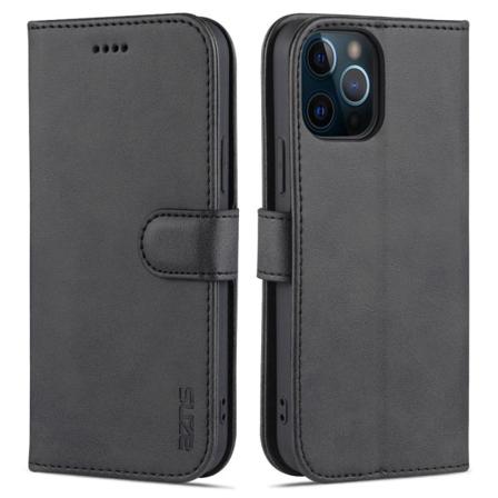 Azns Iphone 13 Fodral Läder Svart Svart