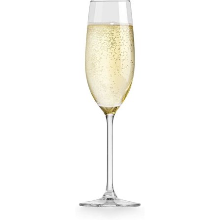 Kristallchampagneglas, mousserande vinglas, mousserande vinglas, stort blyfritt sött vinglas, cocktailglas, champagneglas - 23 Cl / 230 ml