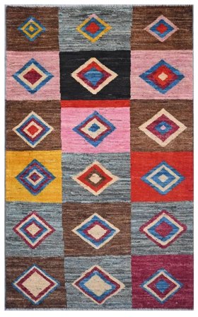 Small Moroccan Berber - Afghanistan 111X186 Wool, Rug