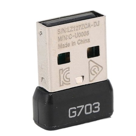USB-hiiren vastaanotin Logitech G703 -hiirelle LIGHTSPEED langattomalle hiirelle Langaton 2.4G -tekniikka Kannettava hiirisovitin