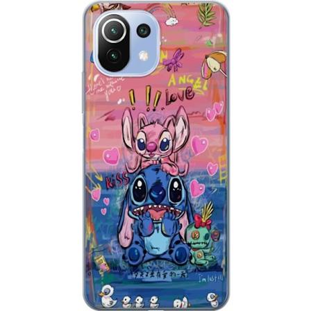 Xiaomi 11 Lite 5G NE Gjennomsiktig deksel Stitch kunst