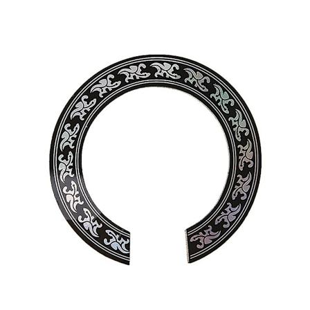 Kova PVC-ympyr Sound Hole -rosetin koriste 38-39 tuuman akustiselle kitaralle