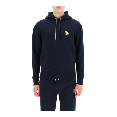 Maison Kitsuné Hoodies Blå, Herre