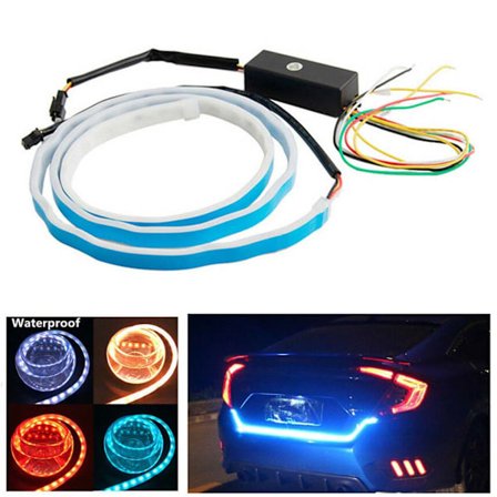 12V Bil Flow Type LED Strip Lys Bagagerum Blinklys Bar Bagagerum Strips Lampe