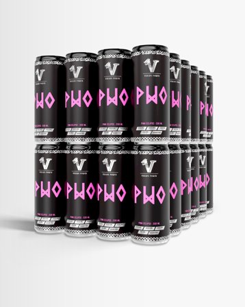 PWO Energidryck Flak 48-pack - Blue Raspberry/Lemon