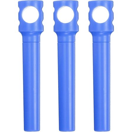 3 stk. 4.1" Rejseproptrækker Lomme-proptrækker Bærbar vinåbner Plastik Mini vinproptrækker til campingrejser, blå