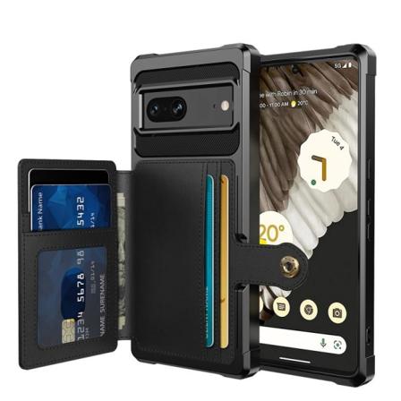 Pixel 7 Shockproof Premium Cover Solid V3 RFID Black