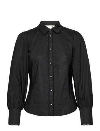 Chillykb Ls Blouse Black Karen By Simonsen