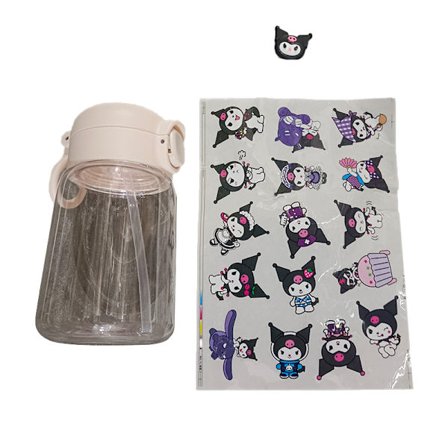 Cinnamoroll Sanrio Vandflaske Anime Kuromi Melody Plastic Car