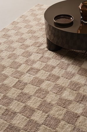 Jotex - Bomullsteppe Bomull/Bomull Beige/naturhvit MELA - Kjøp Bomulls- & filleryer hos Jotex