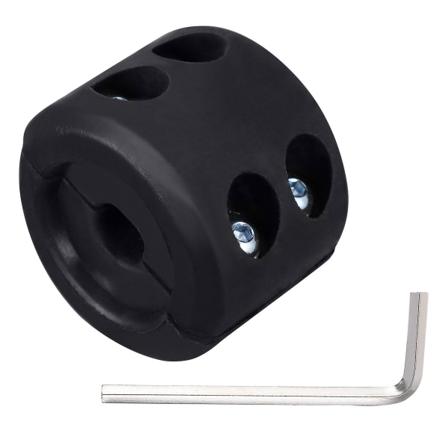 Auton koukku kumi vinssiköyden säästäjä vinssikoukun puskurin pysäytys vinssiköyden pysäytys vinssiköyden pysäytys vinssikabin Black 6.3X6.3CM