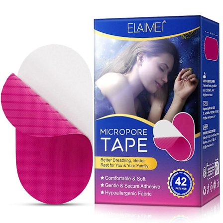 Anti-snorkeplaster, lukket munn-plaster, anti-snorkeplaster for voksne om natten, anti-snorke pusteplaster