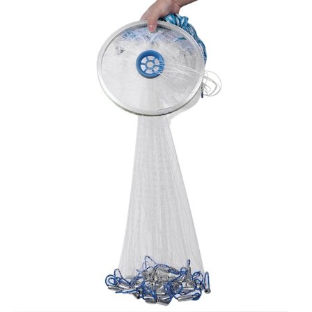 Bærbar Slitesterk Hånd Kaste Fiskegarn Nett Fangst Fiskegarnutstyr For Feller 3,6 Meter