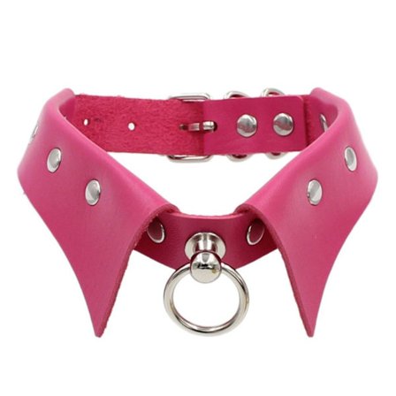 Krage Halsband Krage Kedja ROSE RED