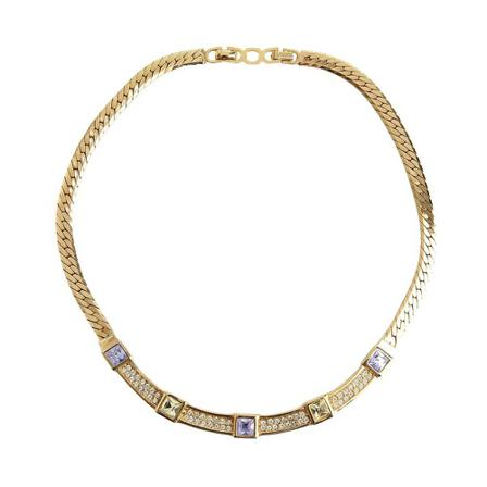Dior Vintage pre-owned Halsband gul, Dam Vintage Smycken, Dam, Storlek: ONE SIZE
