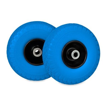 set med 2 skottkärra hjul 3,00-4