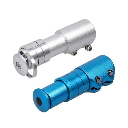 Höjningsanordning för mountainbike Styrets främre gaffelhuvudrör för silver