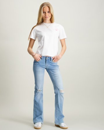 RYVLS L/W Destroy Jeans Blå Jeans Pige - Kids Brand Store