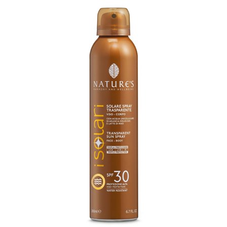 Nature's Solare Spray Trasparente SPF30 200ml