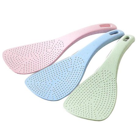 3 stk. Rissleiv Spatel Servise, Skje Ripefri Riskoker Skje