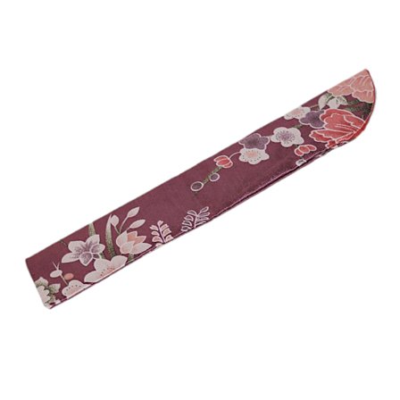 Solfjäderfodral med tryckt mönster [v2] - Lila