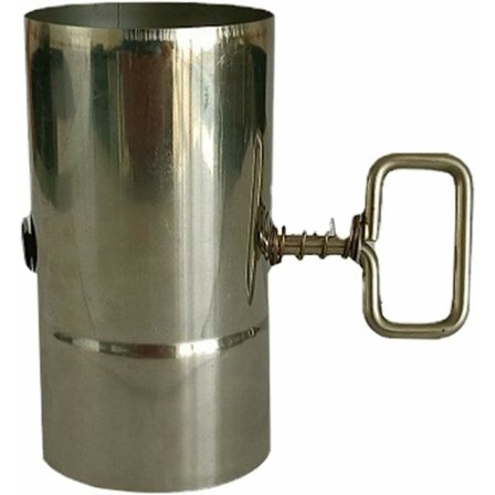 Justerbart skorsteinsrør i rustfritt stål for vedfyring, kompatibelt med utendørs og innendørs bruk, campingutstyr