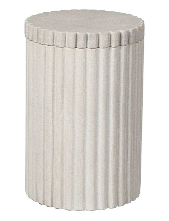 Broste Copenhagen Platon Canister - Beige - Ø 10 CM