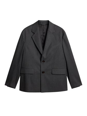 J.Lindeberg - Abel U Ripstop Blazer - Grå - Man - 46R