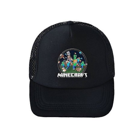 Minecraft Lasten Poikien Tyttöjen Snapback Baseball-lippis Kesän Ulkoiluun Hengittävä Urheilu Aurinkohattu