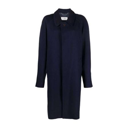 Maison Margiela Frakke Blå, Dame Uldfrakker
