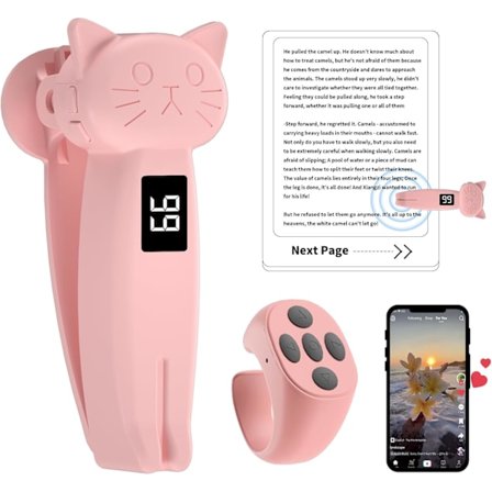 Fjärrkontroll sidvändare för Kindle Paperwhite Oasis Kobo Tillbehör Läsning Romaner & eReaders Kamera med videoinspelning Fjärrkontroll