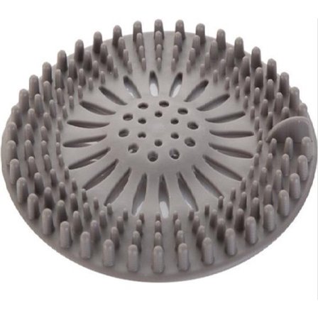 Go Go Gadget - Avloppsplugg - Hårfångare - Lämplig för diskho, kök, dusch och badrum - Diskbänksil - Grå