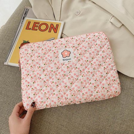 Laptop Sleeve Case Väska Liner Bag 13INCHPINK BLOMMA ROSA BLOMMA 13inch - spot sales