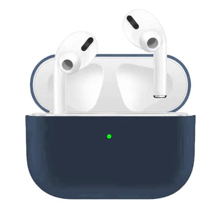 SKALO AirPods Pro Ultratunn Silikon Fodral - Blå