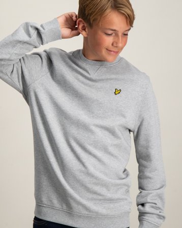 Lyle & Scott Crew Neck Sweatshirt Gris Pulls Garçon - Kids Brand Store