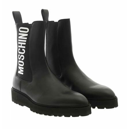 Moschino, Chelsea Boots Zwart, Dames, Maat:40 EU
