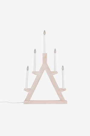 Venture Home - Pöytävalaisin Val Thorens - Valkoinen - Sähkökyntteliköt - - Homeroom