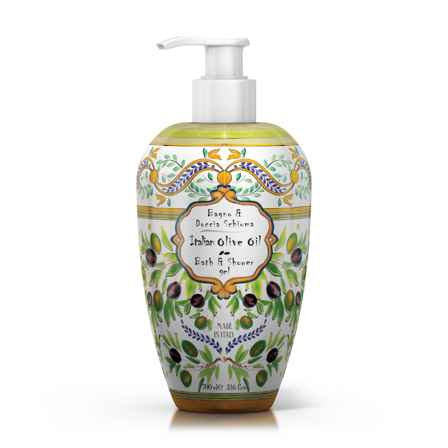 Rudy Profumi Bath & Shower Gel Italian Olive Oil, 700 ml