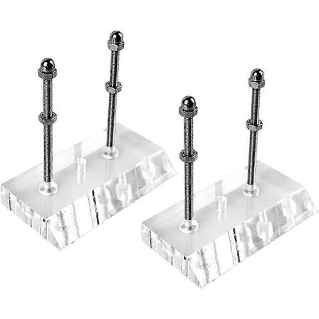 Skateboardophæng 2 STK Vægmonteret Deck Rack til Skateboards Deck Display og Opbevaring