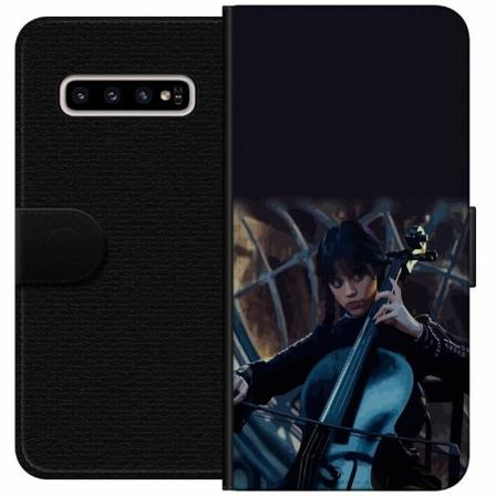 Samsung Galaxy S10+ Plånboksfodral Wednesday Addams