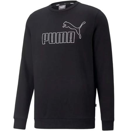 Sweatshirts Puma Ess Elevated Crew Fl Svarta 176 - 181 Cm/m