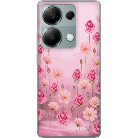 Yhteensopiva Puhelinkuori Xiaomi Redmi Note 13 Pro 4G Petal Reverie Soft Blush