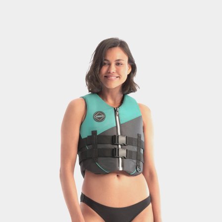 Gilet de voile JOBE Nylon Vest Women 50N Vintage Teal, Large (72 - 80 kg)