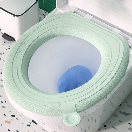 2 kpl WC-istuimen cover Pestävä wc-kannen pehmuste