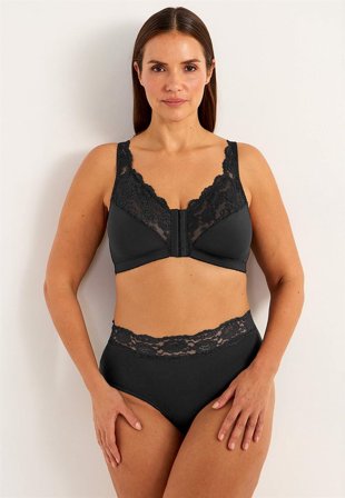 Cellbes of Sweden - Foranlukket blød bh i sort til damer i størrelse 75B